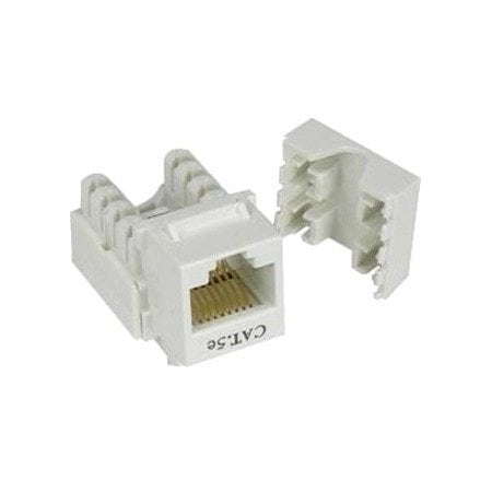 Unc Group Cat5E Keystone Jack 110 Type White KEYC5E-WHT